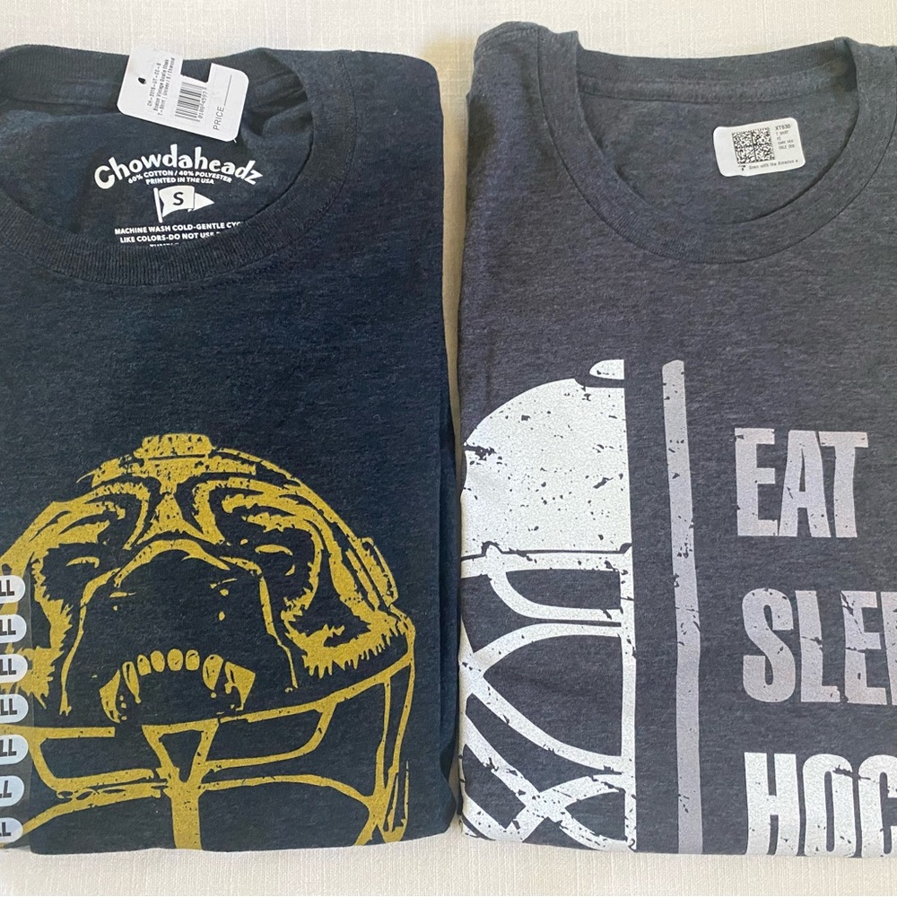 Men’s Small Hockey Goalie T-Shirts NWT
